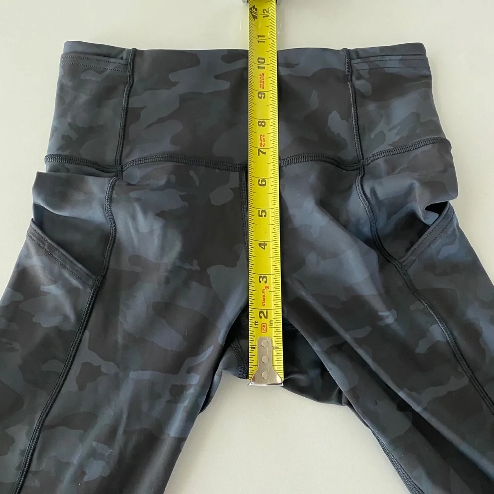 Lululemon Fast & Free Crop II 19” Camo 4